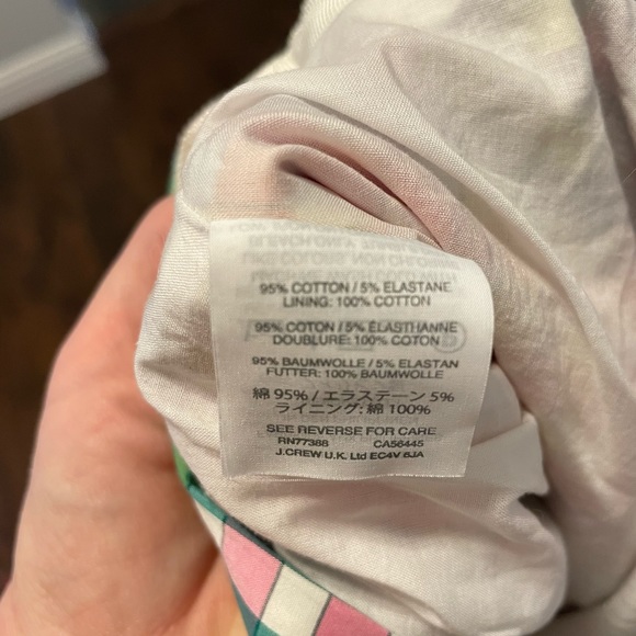 *SOLD* J. Crew | Women’s Tie-front Skirt In Rainbow Gingham | 14 | EUC - Picture 6 of 9